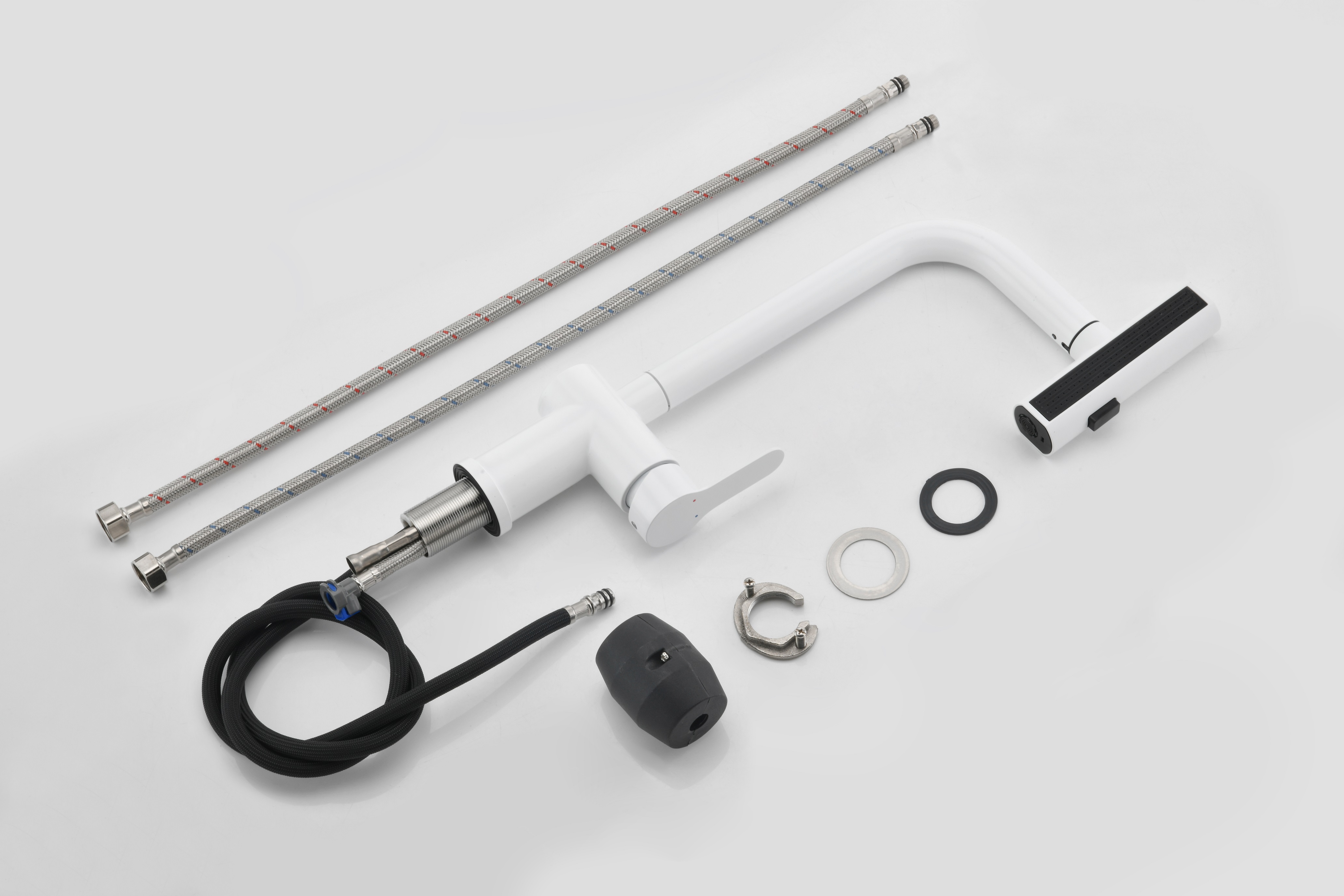 kitchen sink with faucets