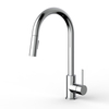 SLY Chrome Pull Down Sprayer Single Handle Kitchen Sink Faucet 