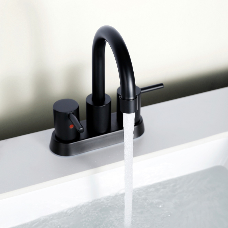 SLY Brushed Nickel Single Hole Bathroom Mixer Tap Single Handle Basin Faucets