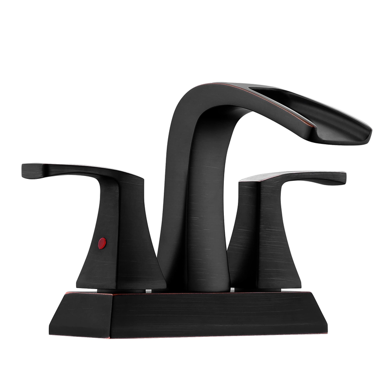 SLY Brushed Nickel Modern Design Single Hole Bathroom Sink Faucet In Stock