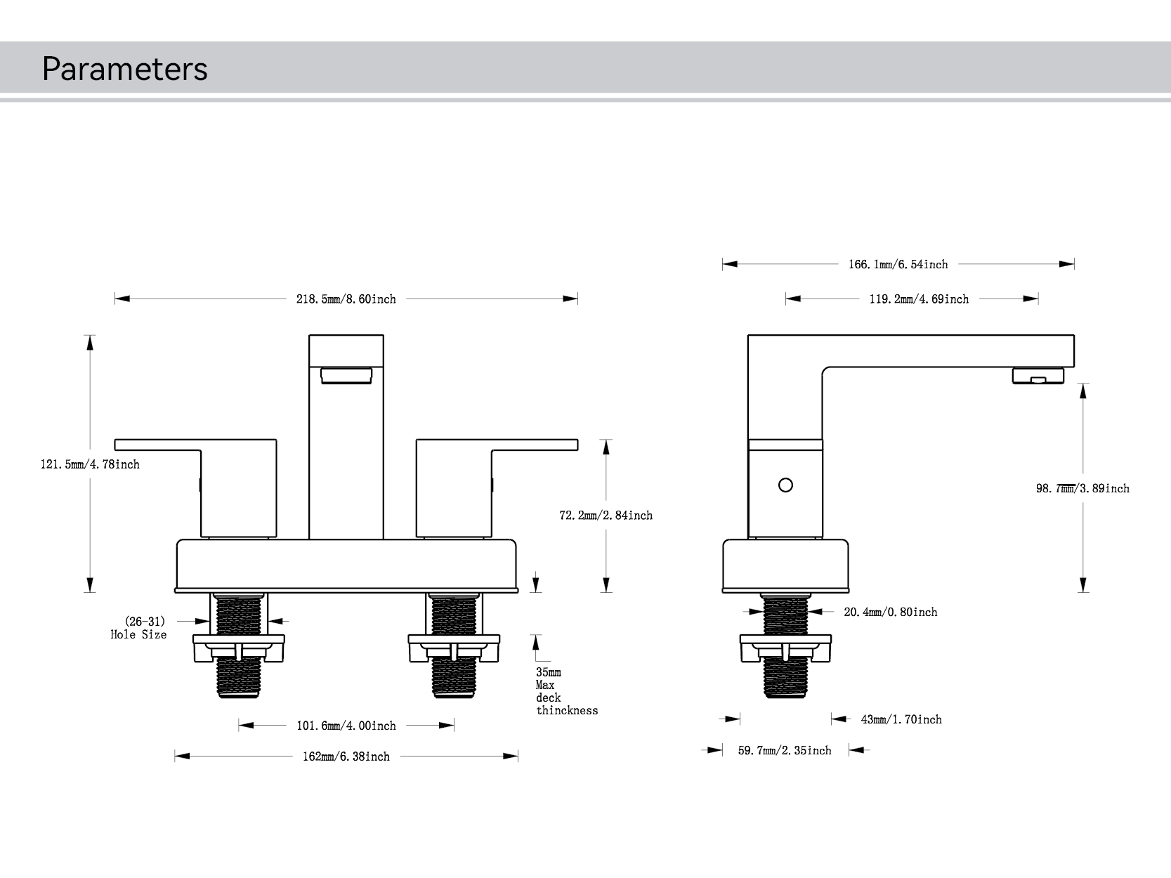 bathroom sinks with faucets