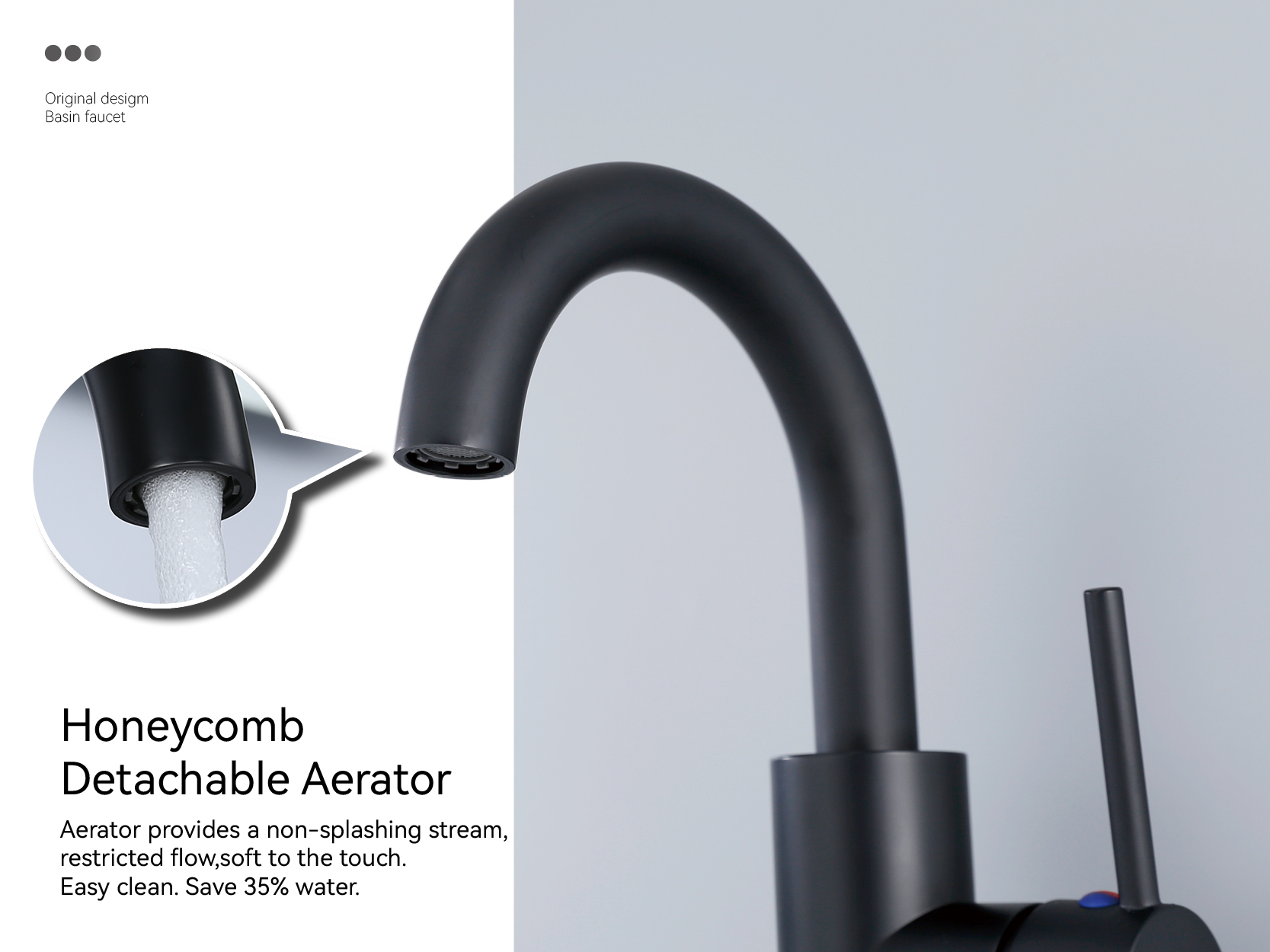 single bathroom faucet