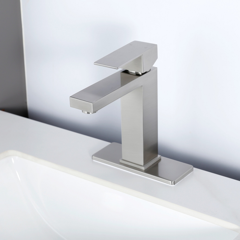 SLY Wholesale Corrosion Resistant Stainless Steel Center Single Hole Bathroom Faucet