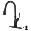 SLY Brushed Nickel Hot Cold Water Pull Out Sprayer And Mixer Sink Tap