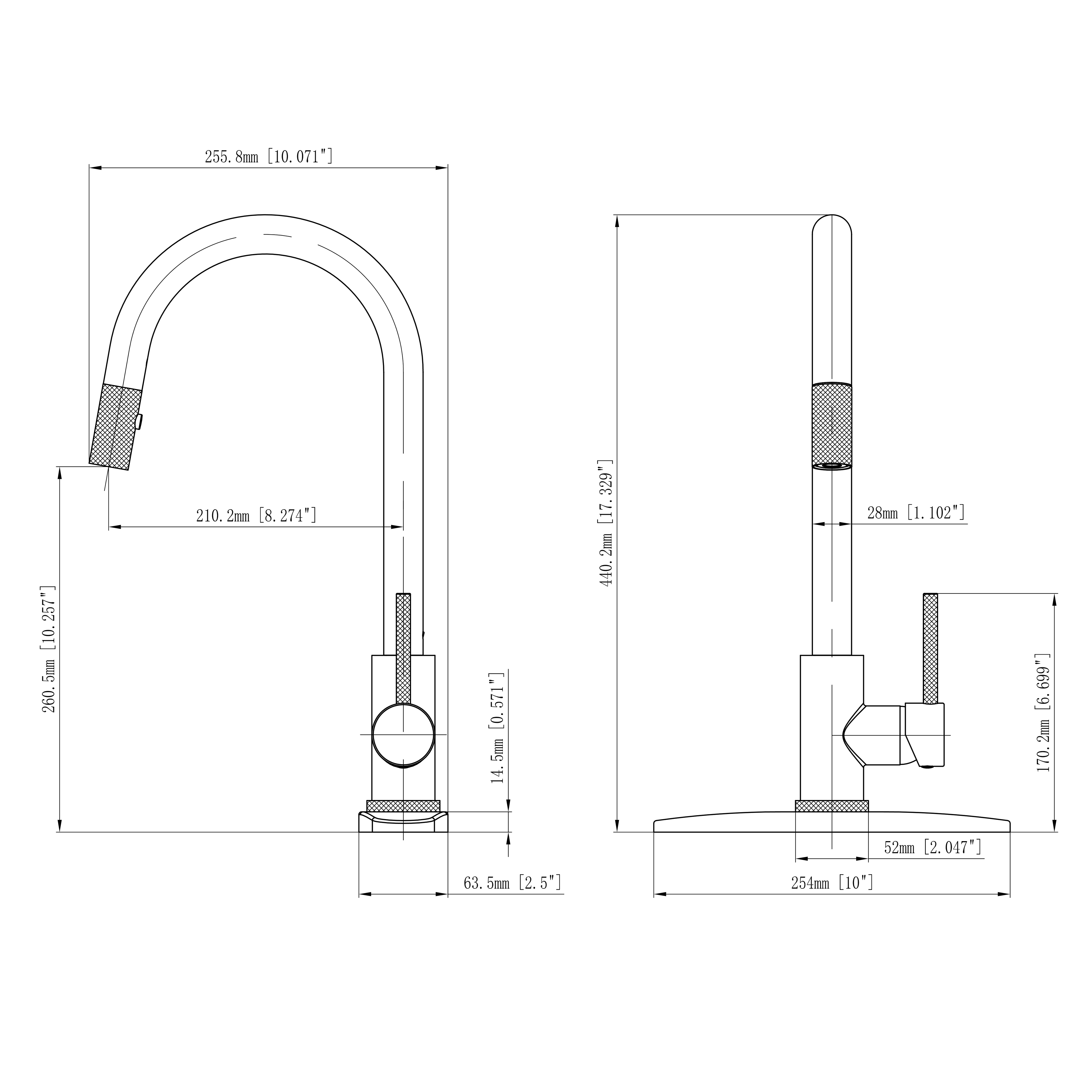 pull down spray kitchen faucet